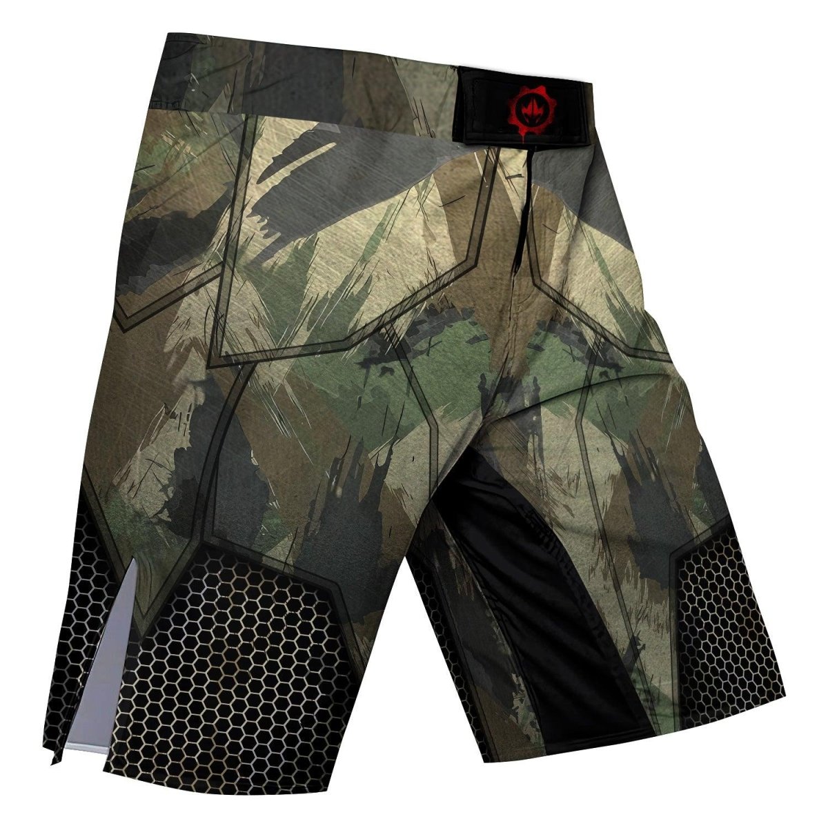 Army Camo Shell Fight Shorts - BattleFitGear