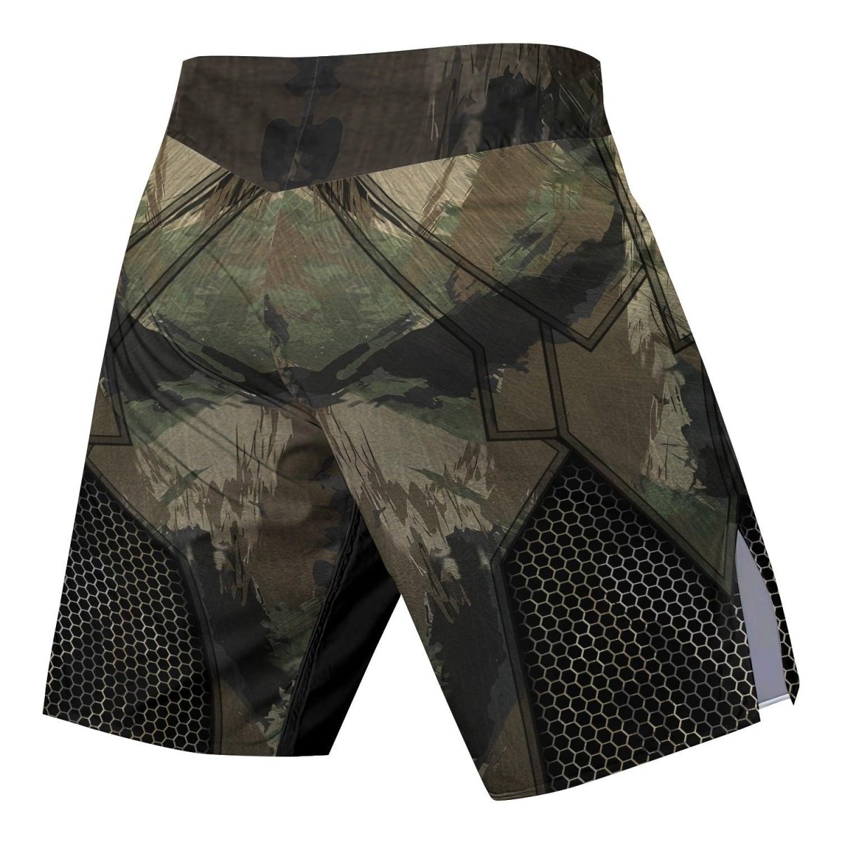 Army Camo Shell Fight Shorts - BattleFitGear