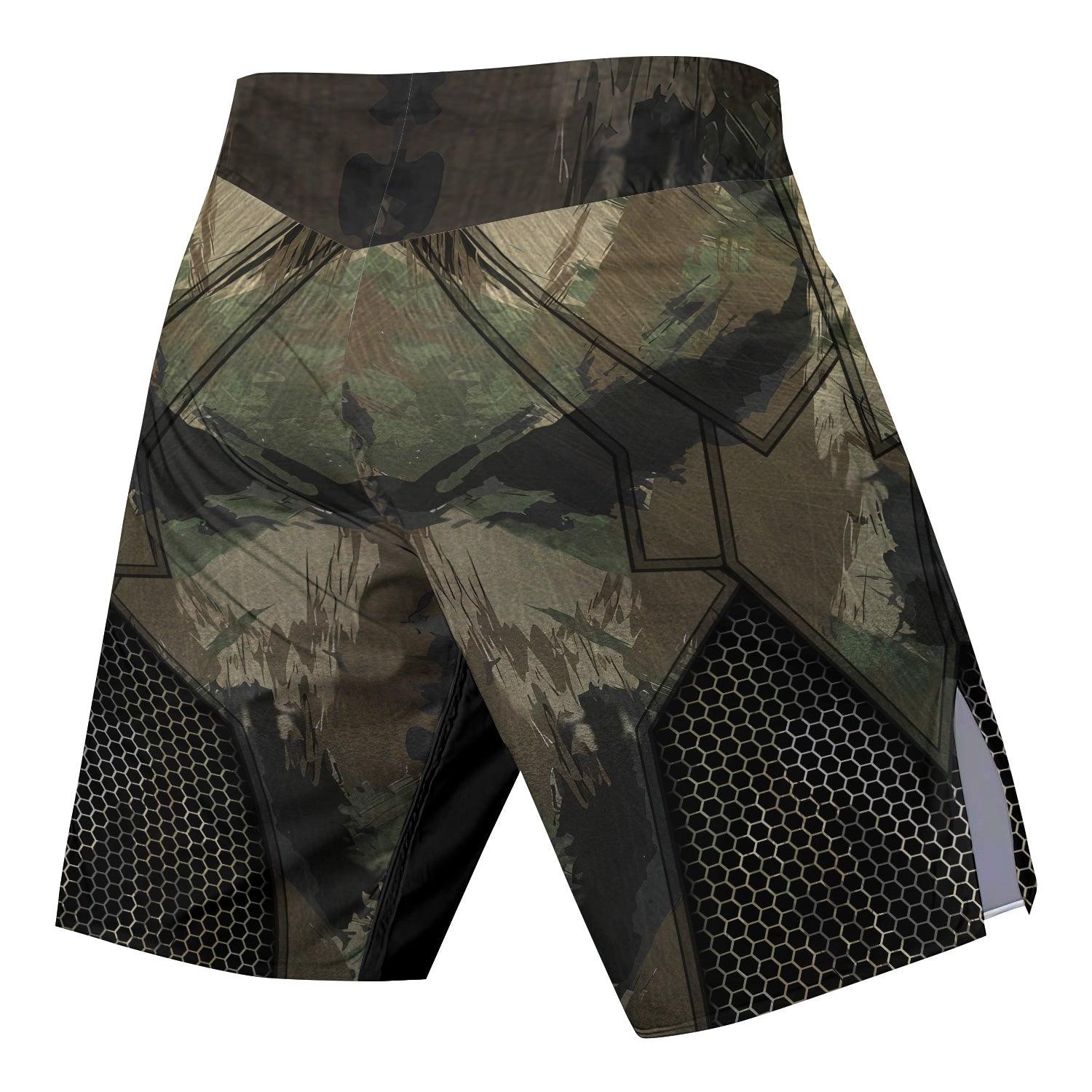 Army Camo Shell Fight Shorts
