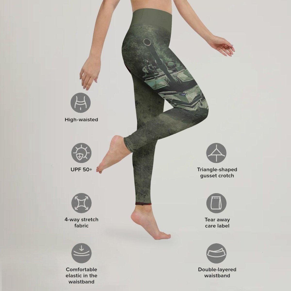 Army Camo Leggings - BattleFitGear