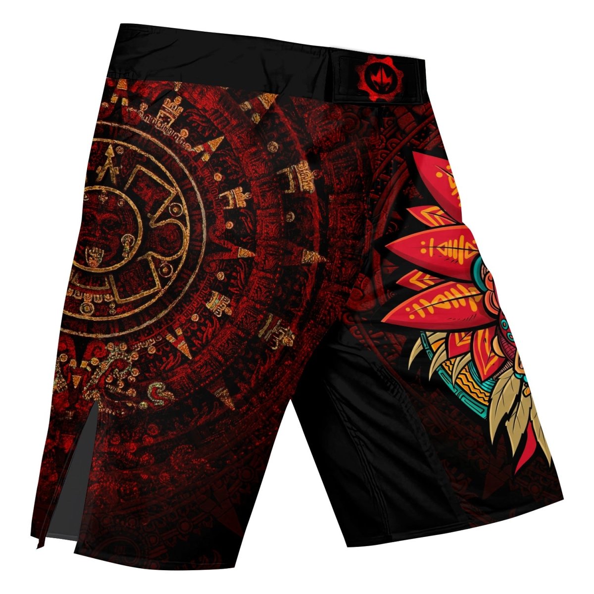 Aztec Eagle Warrior Fight Shorts - BattleFitGear