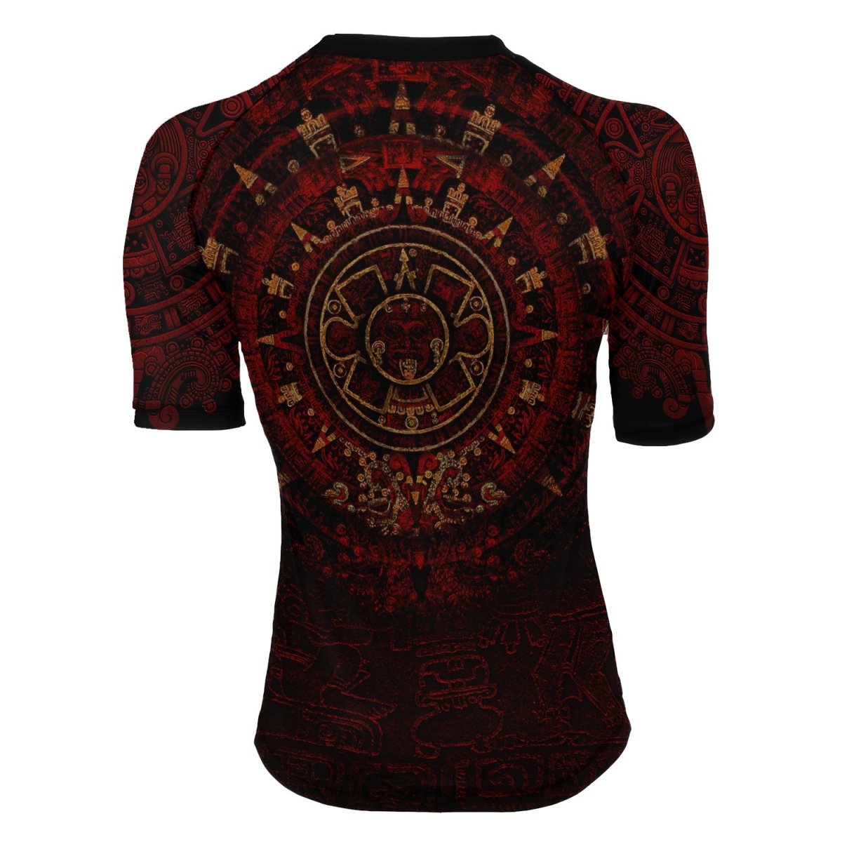 Aztec Eagle Warrior Women's Short Sleeve Rash Guard - BattleFitGear