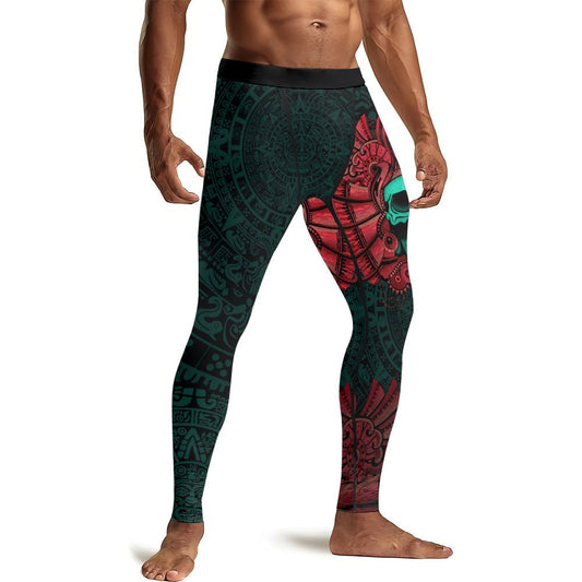 Aztec Heritage Men's Compression Leggings - BattleFitGear