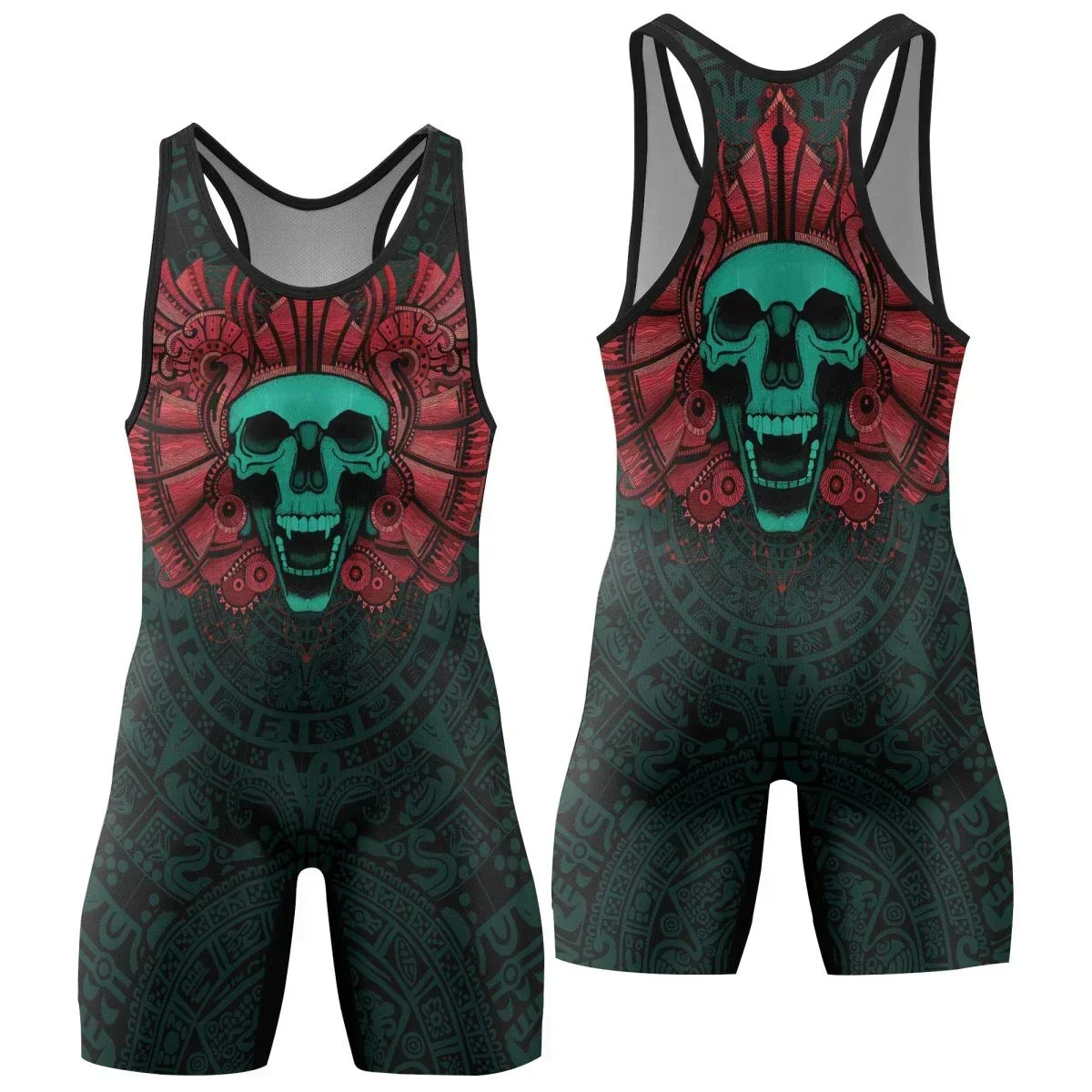 Aztec Singlets Aztec Heritage Warrior Wrestling Singlets – Unique Wrestling Gear