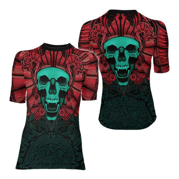Aztec Heritage Women's Short Sleeve Rash Guard - BattleFitGear