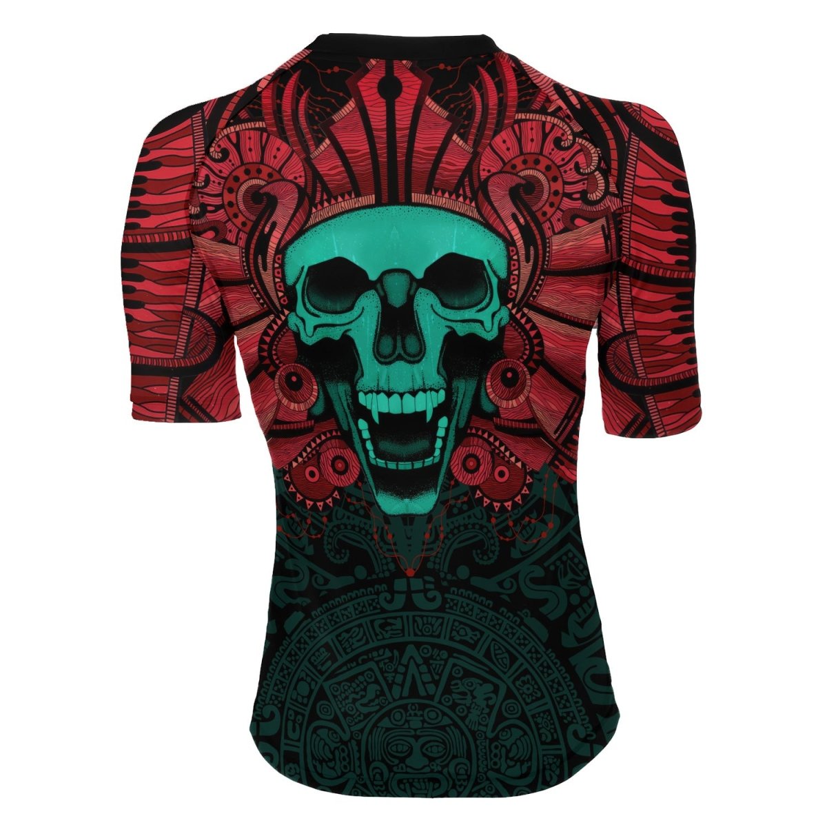 Aztec Heritage Women's Short Sleeve Rash Guard - BattleFitGear