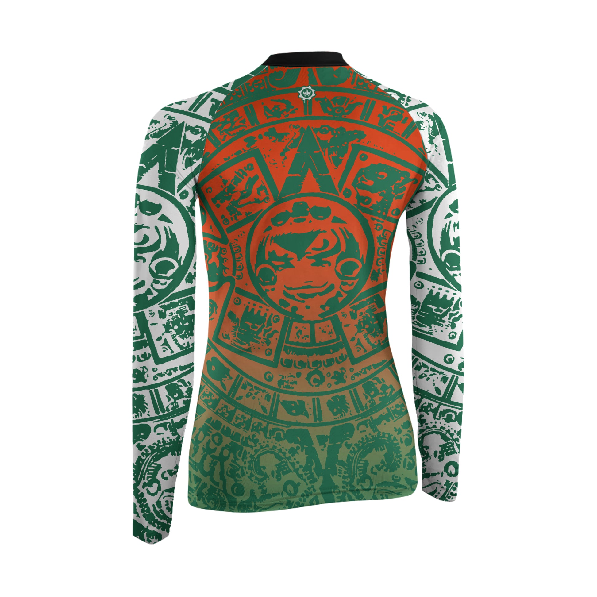 Aztec Iguana Warrior Women's Long Sleeve Rash Guard