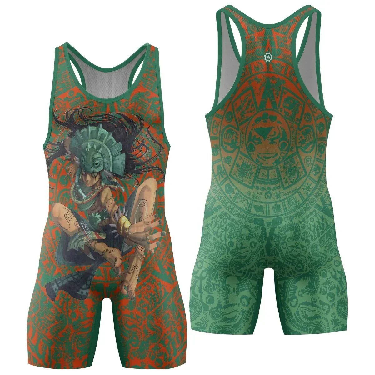 Aztec Singlets Aztec Iguana Warrior Wrestling Singlets | Wrestling Singlets, Mythical ...