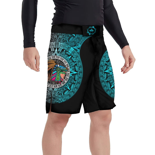 Aztec Jaguar Warrior Fight Shorts - BattleFitGear