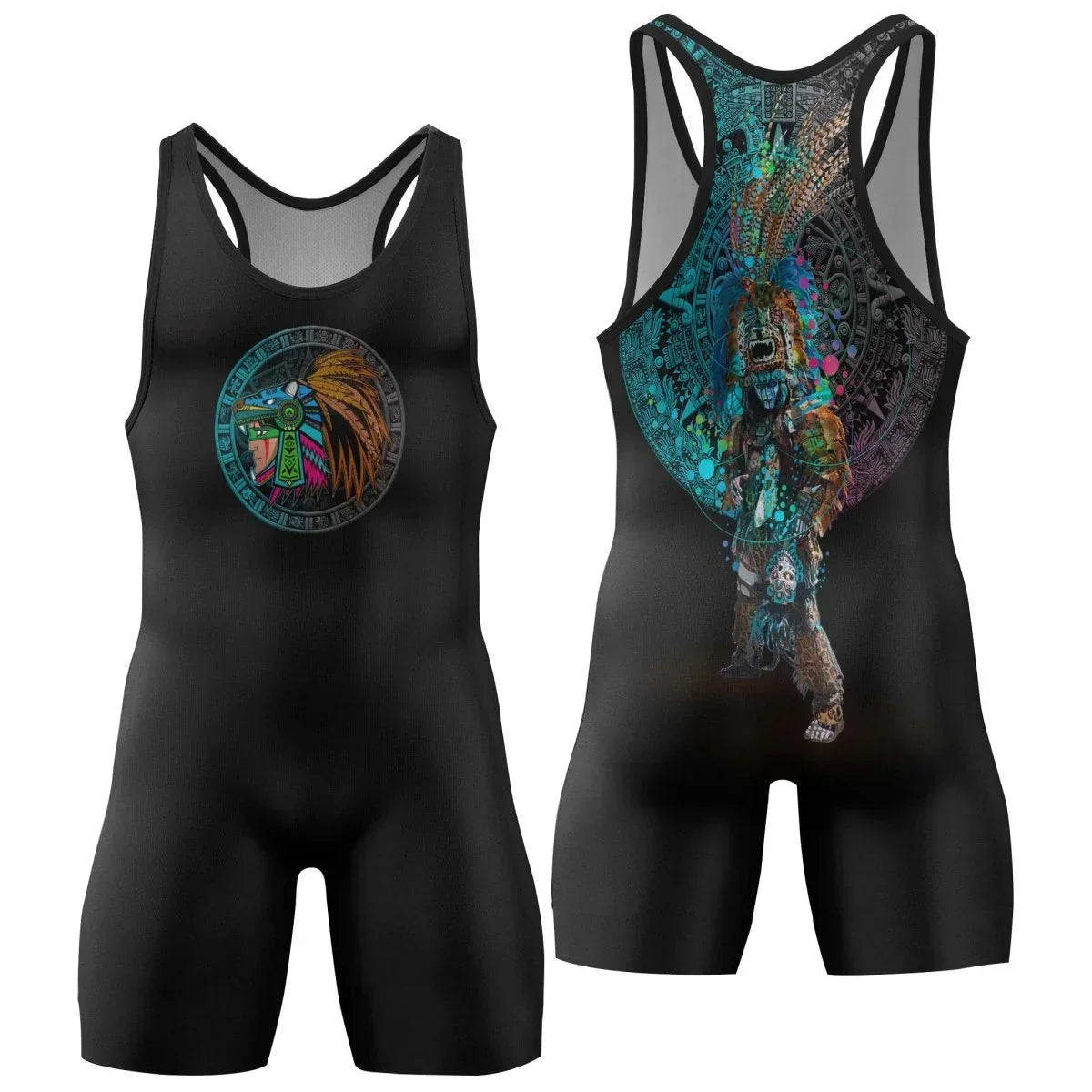 Aztec Singlets Aztec Jaguar Warrior Wrestling Singlets – Wrestling Singlets for Athletes
