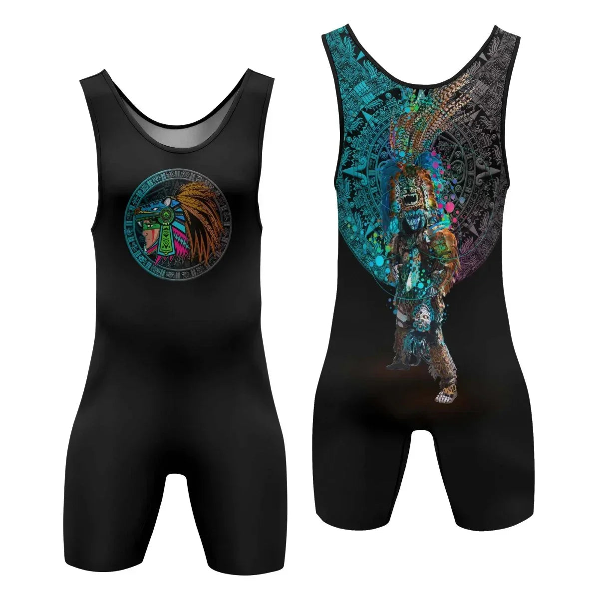 Aztec Singlets Aztec Jaguar Warrior Wrestling Singlets – Wrestling Singlets for Athletes