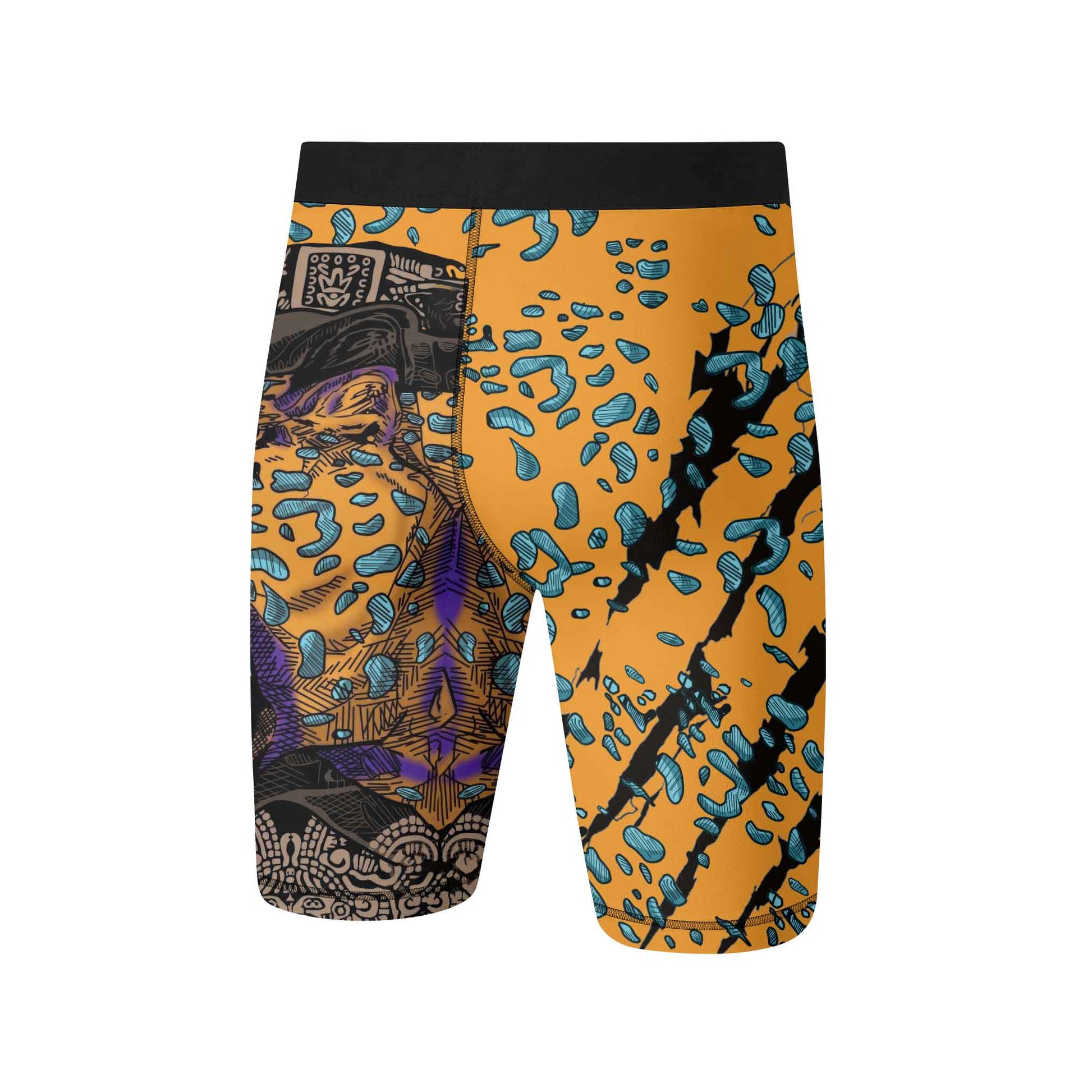 Aztec Jaguar Compression Shorts