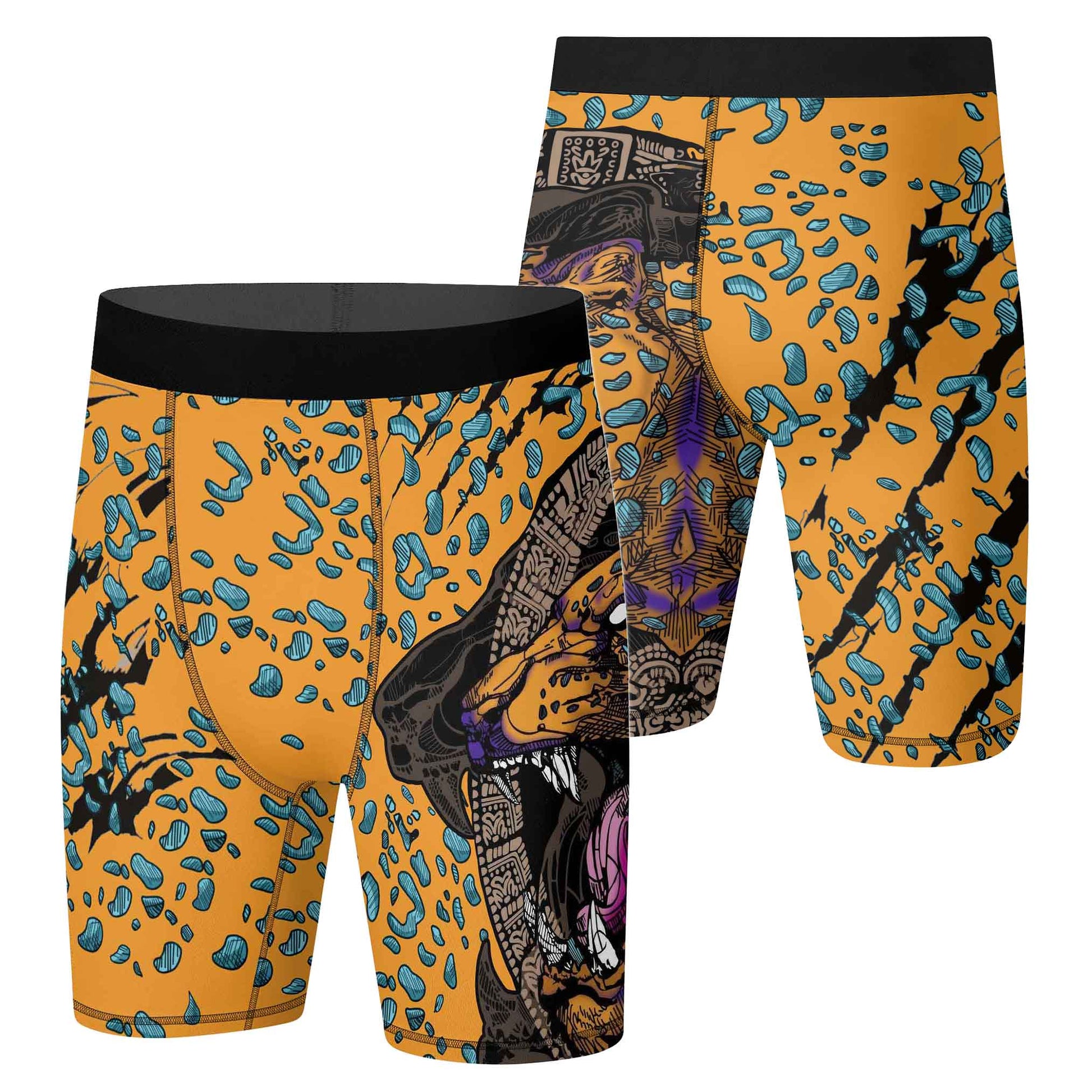 Aztec Jaguar Compression Shorts