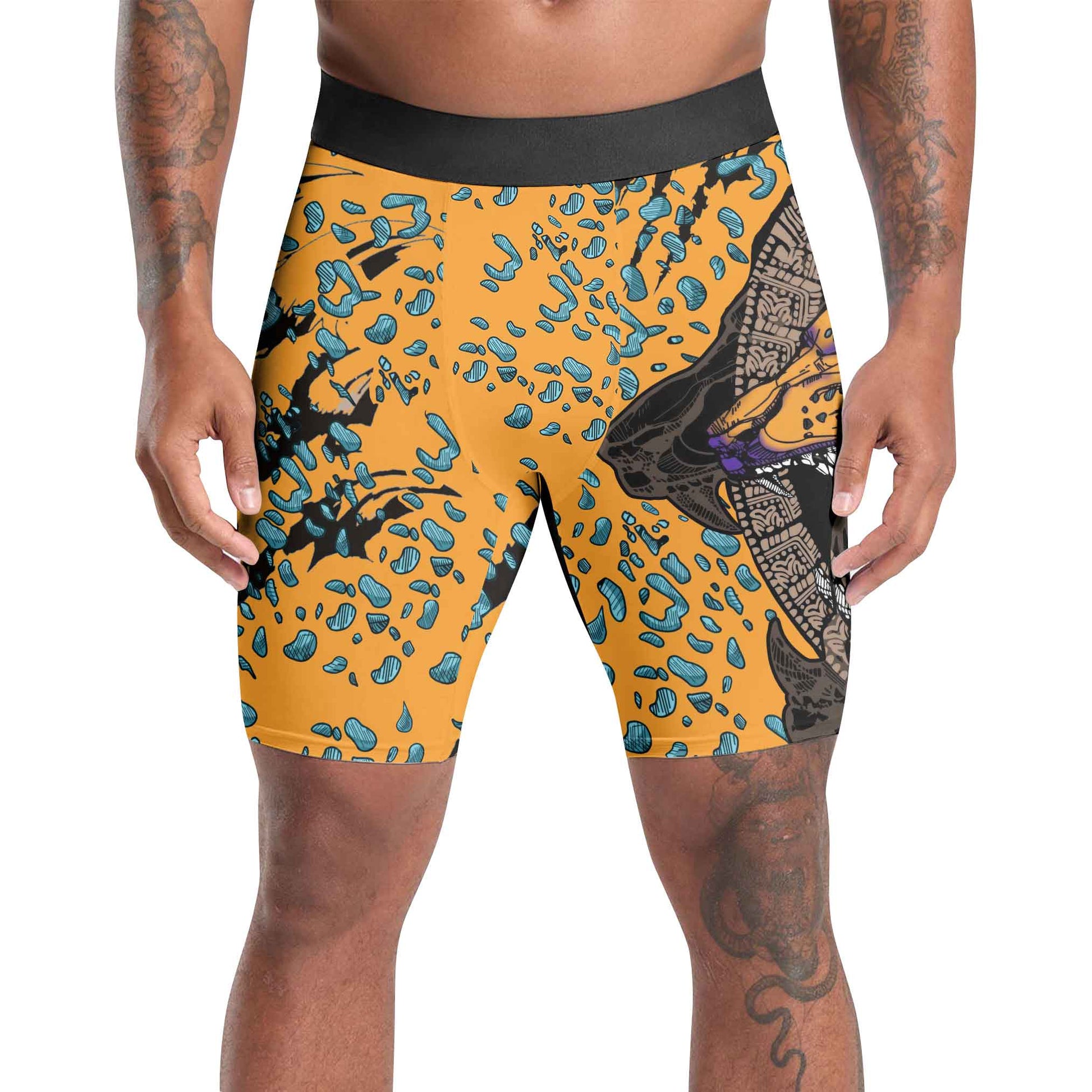 Aztec Jaguar Compression Shorts