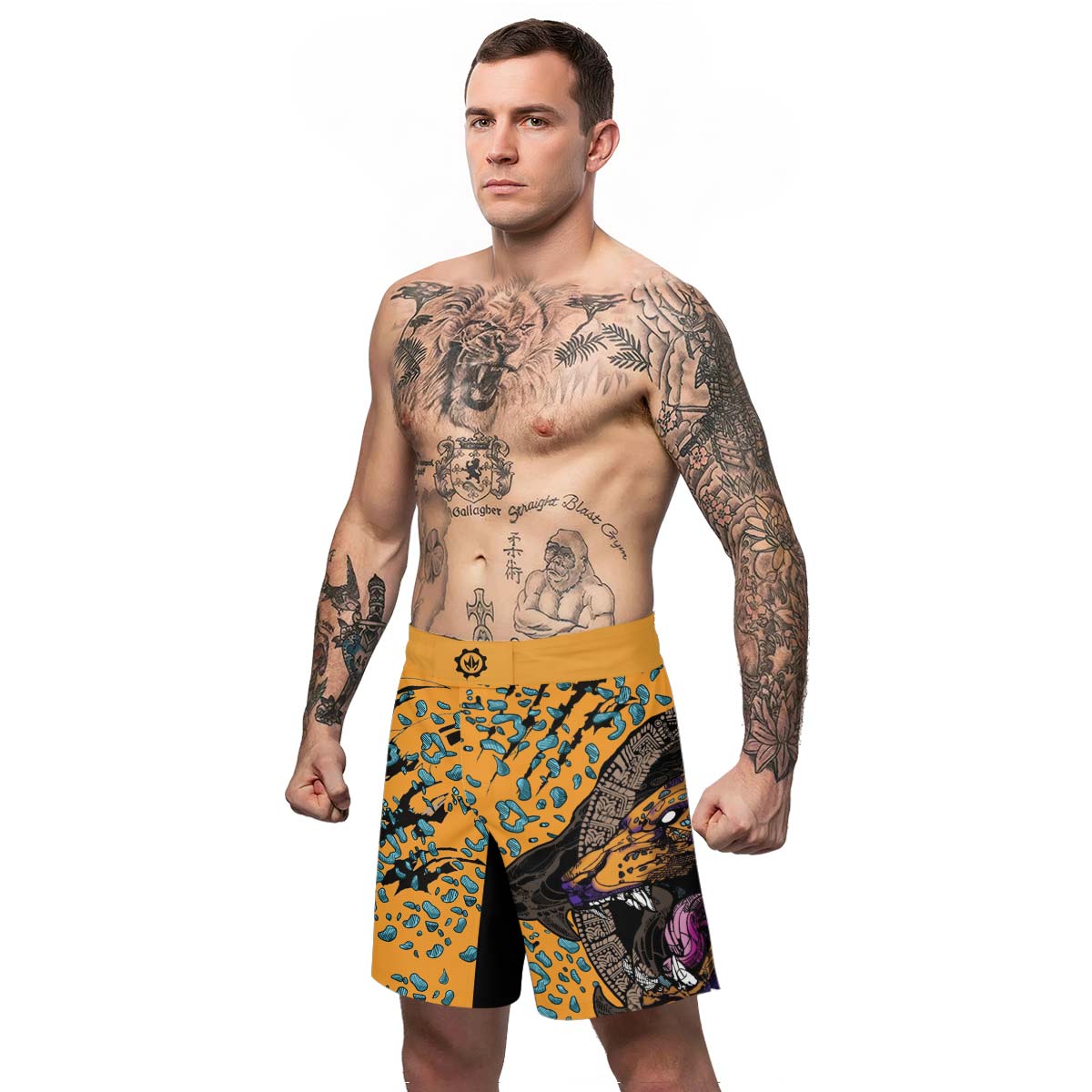 Aztec Jaguar Fight Shorts