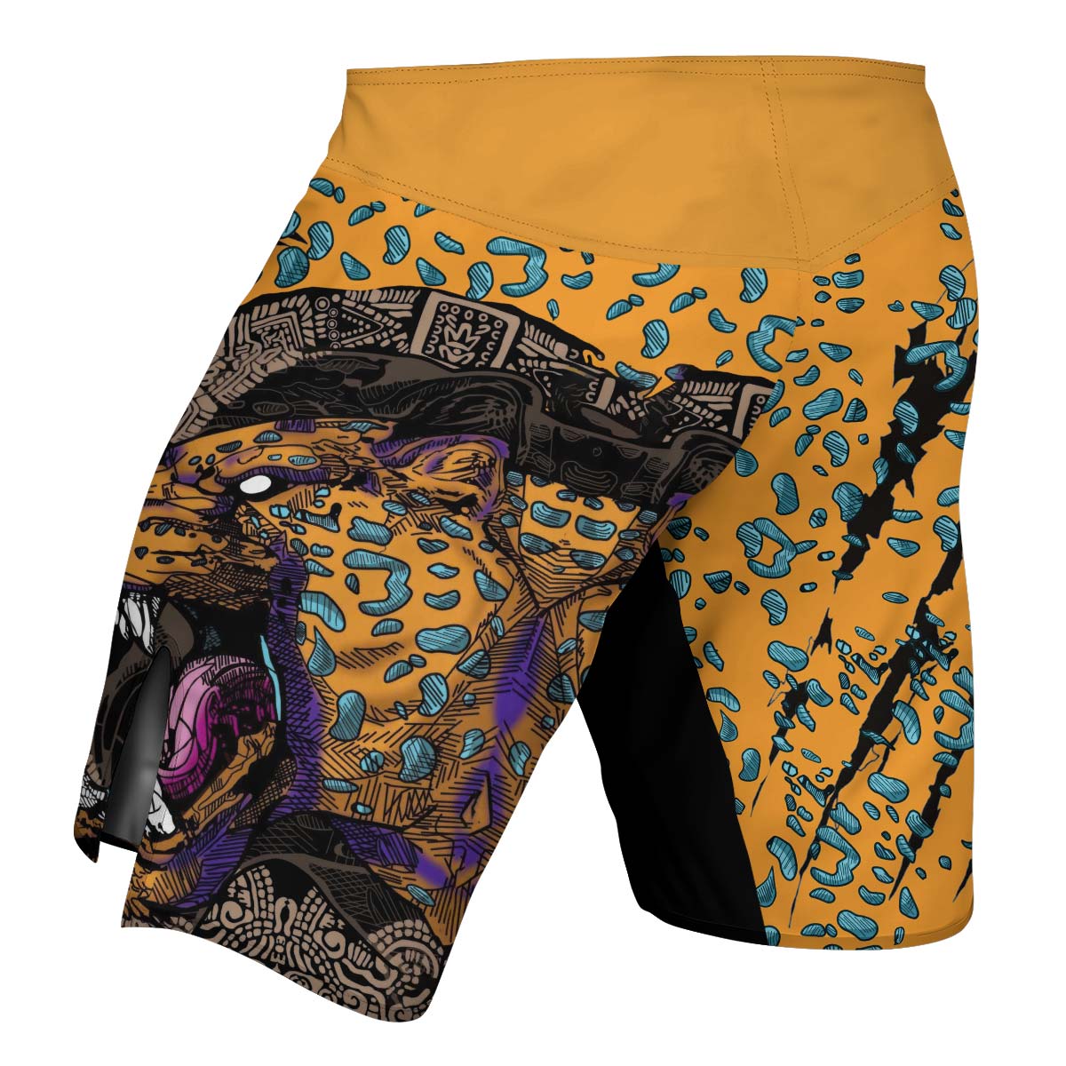 Aztec Jaguar Fight Shorts