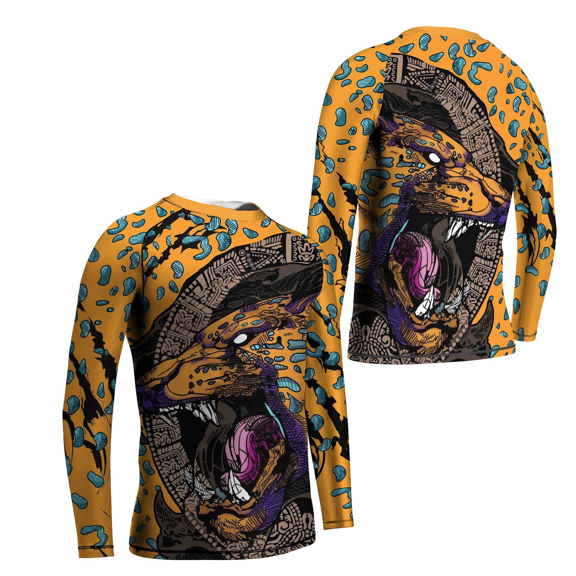 Aztec Jaguar Kids Rash Guard