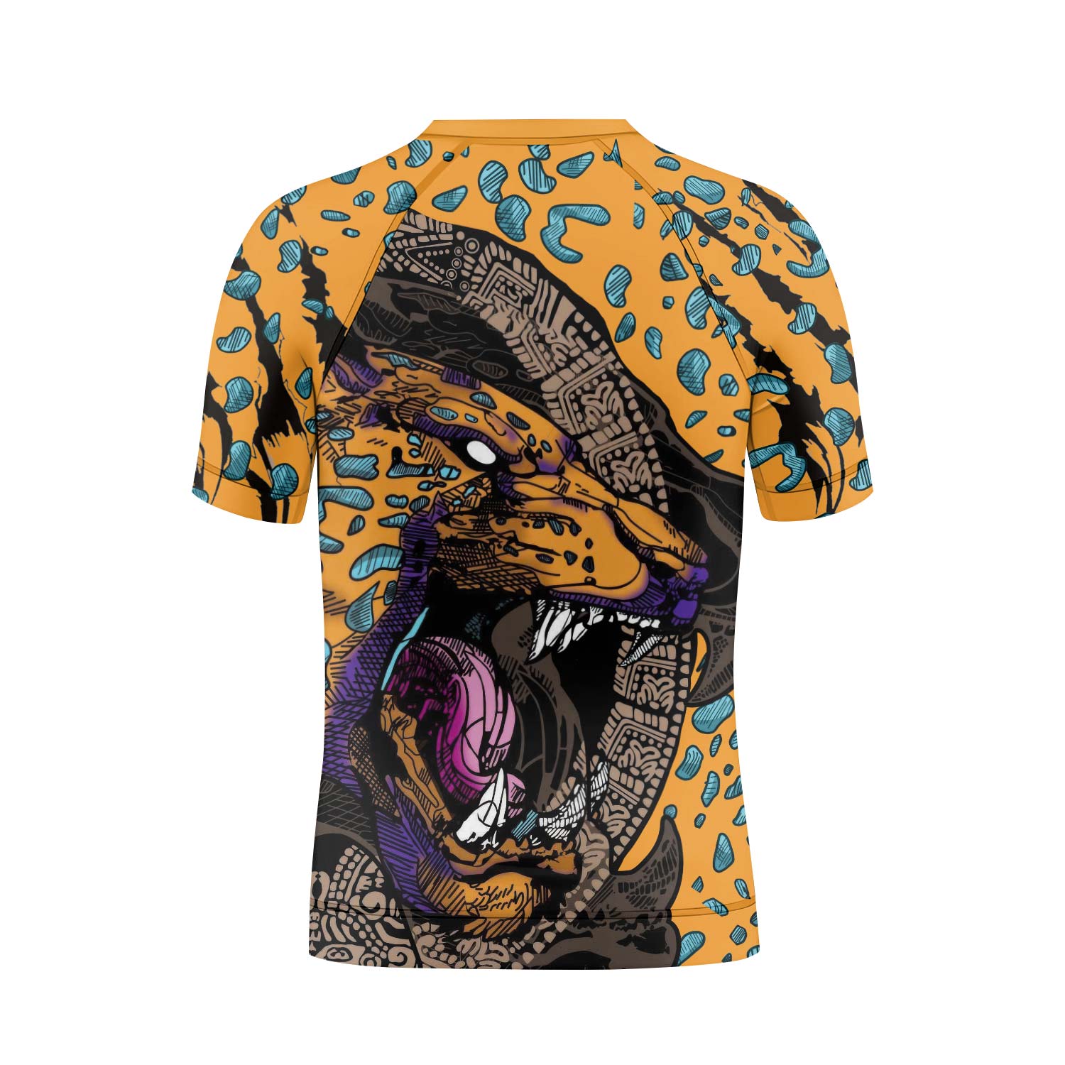 Aztec Jaguar Kids Rash Guard
