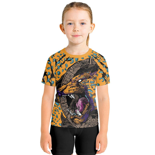 Aztec Jaguar Kids Rash Guard