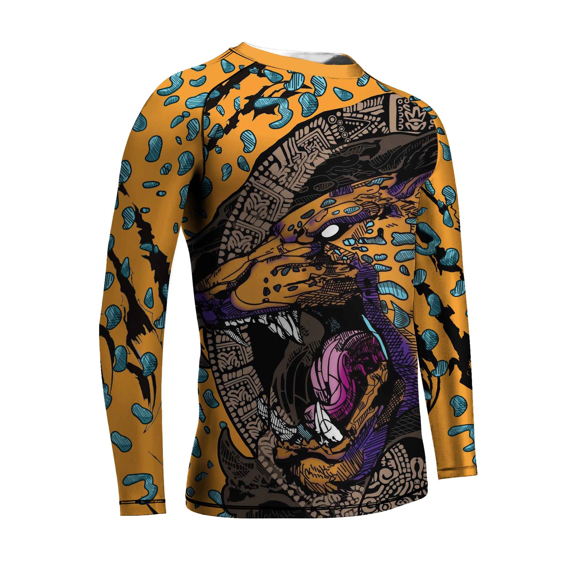 Aztec Jaguar Kids Rash Guard