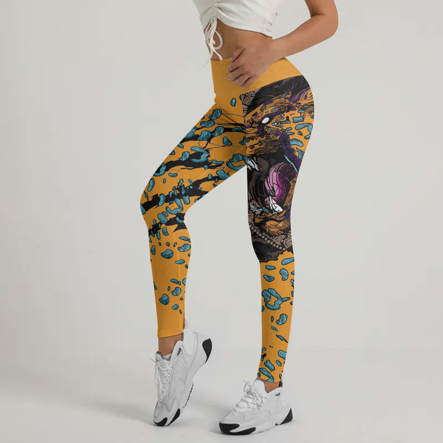Aztec Jaguar Leggings