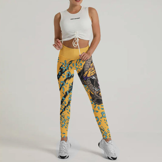 Aztec Jaguar Leggings
