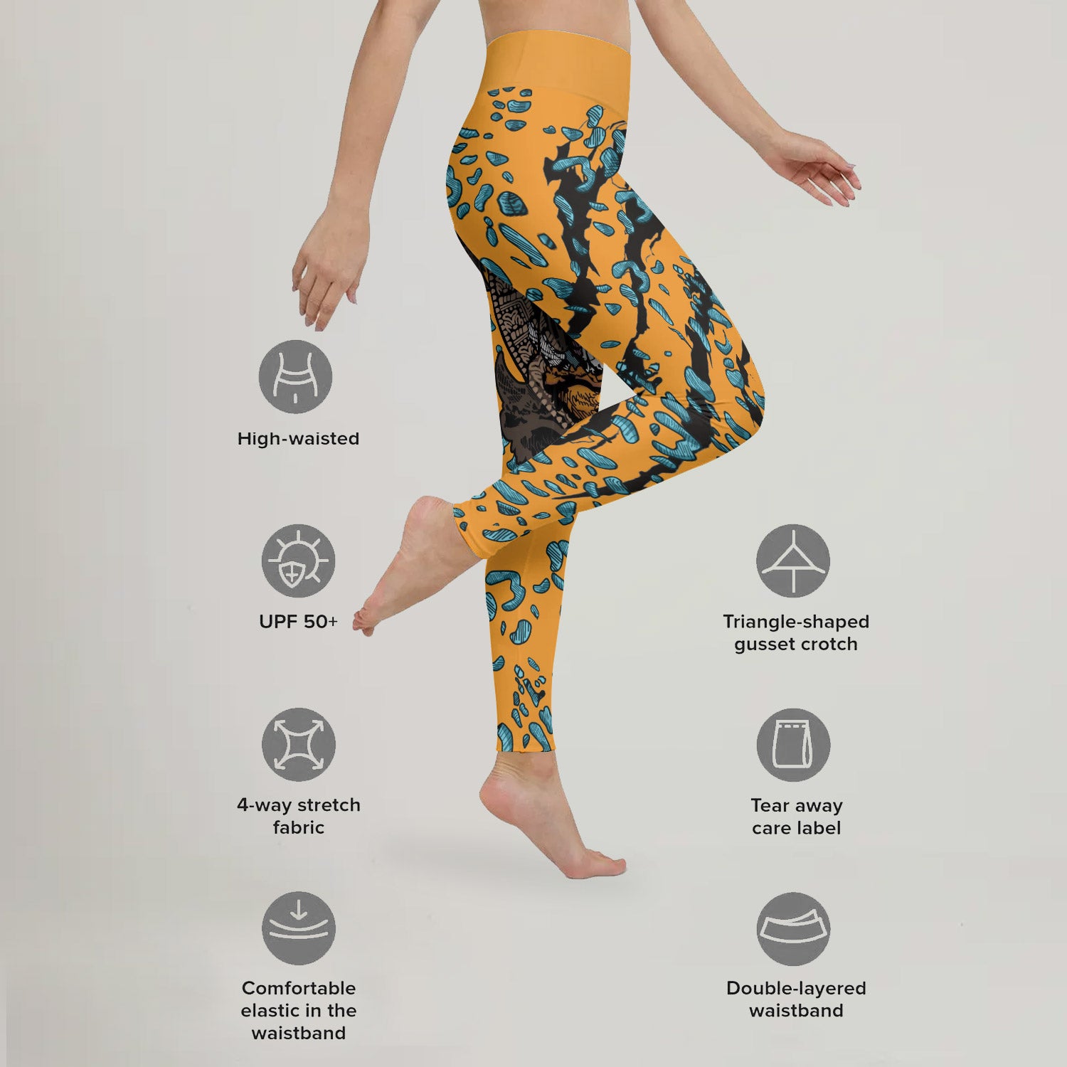 Aztec Jaguar Leggings