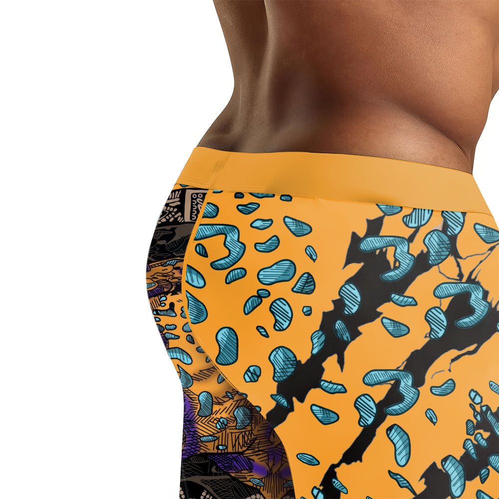 Aztec Jaguar Men's Compression Leggings