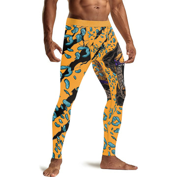 Aztec Jaguar Men's Compression Leggings