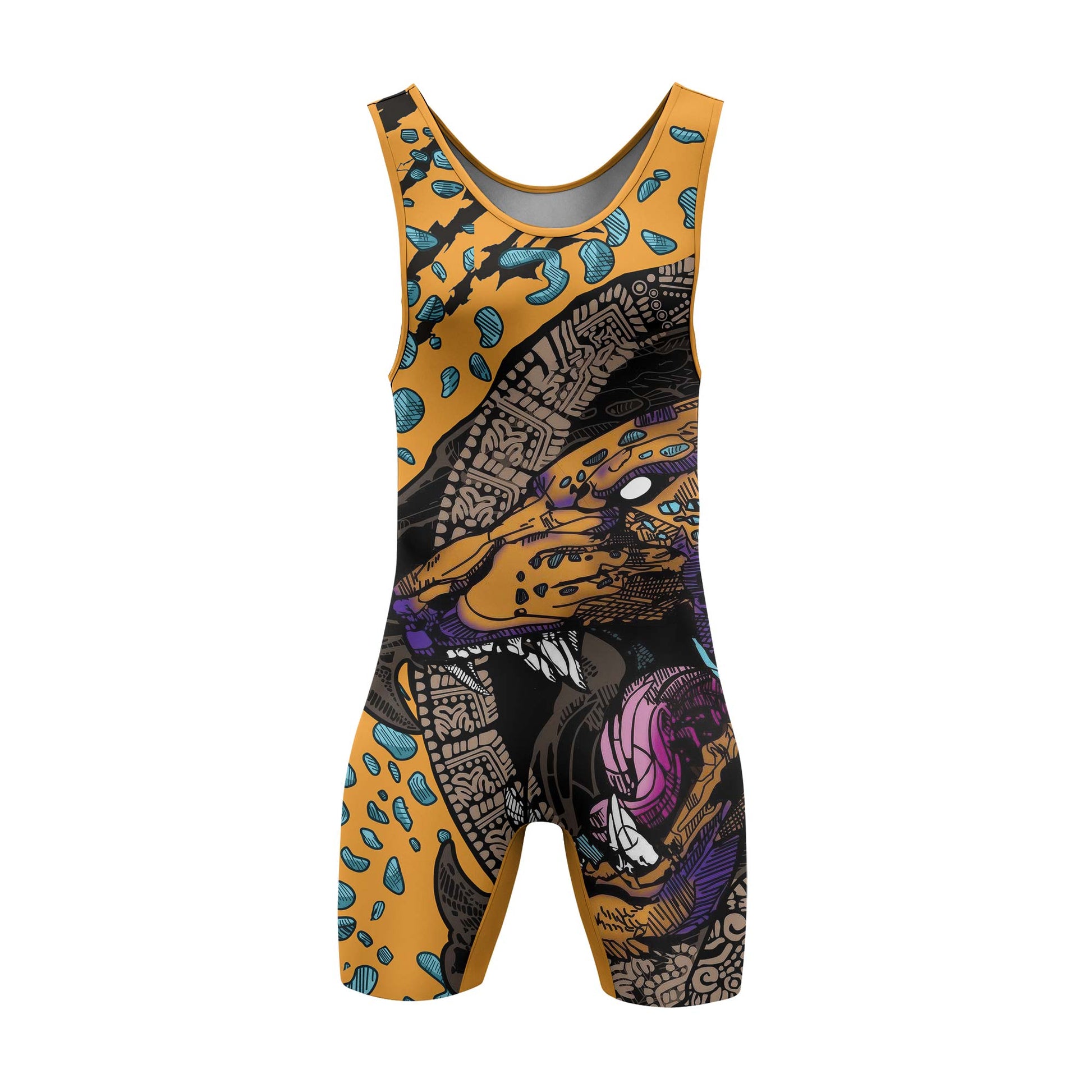Aztec Jaguar Wrestling Singlets