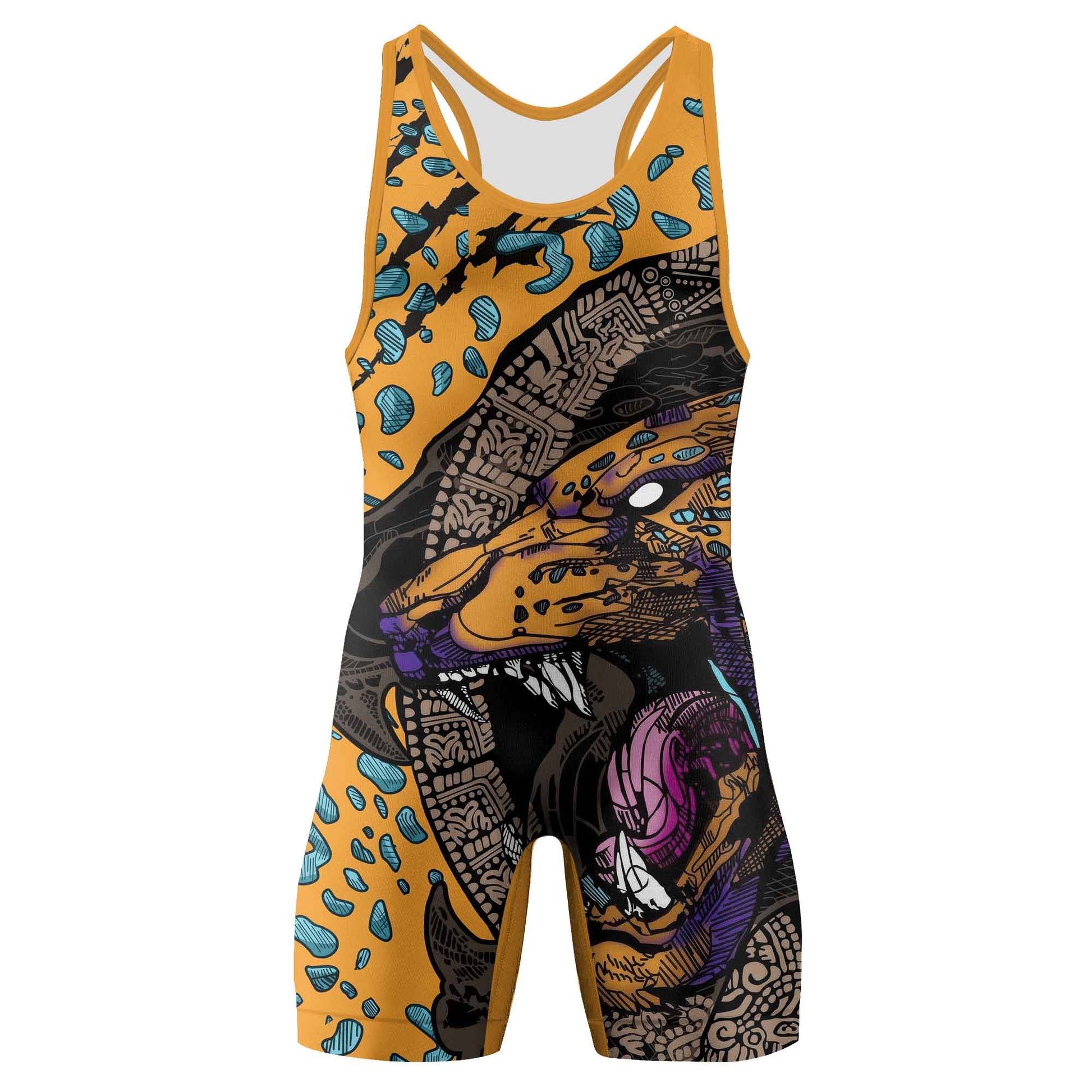 Aztec Jaguar Wrestling Singlets