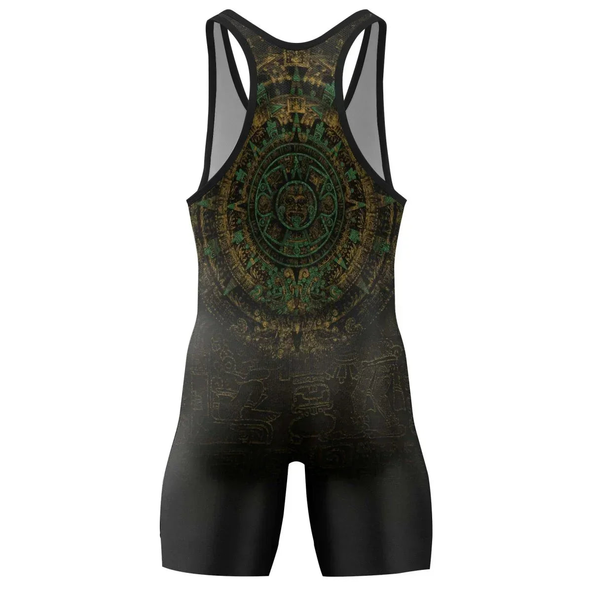 Aztec Singlets Aztec Jungle Warrior Mask Wrestling Singlets | Wrestling Singlets Gear