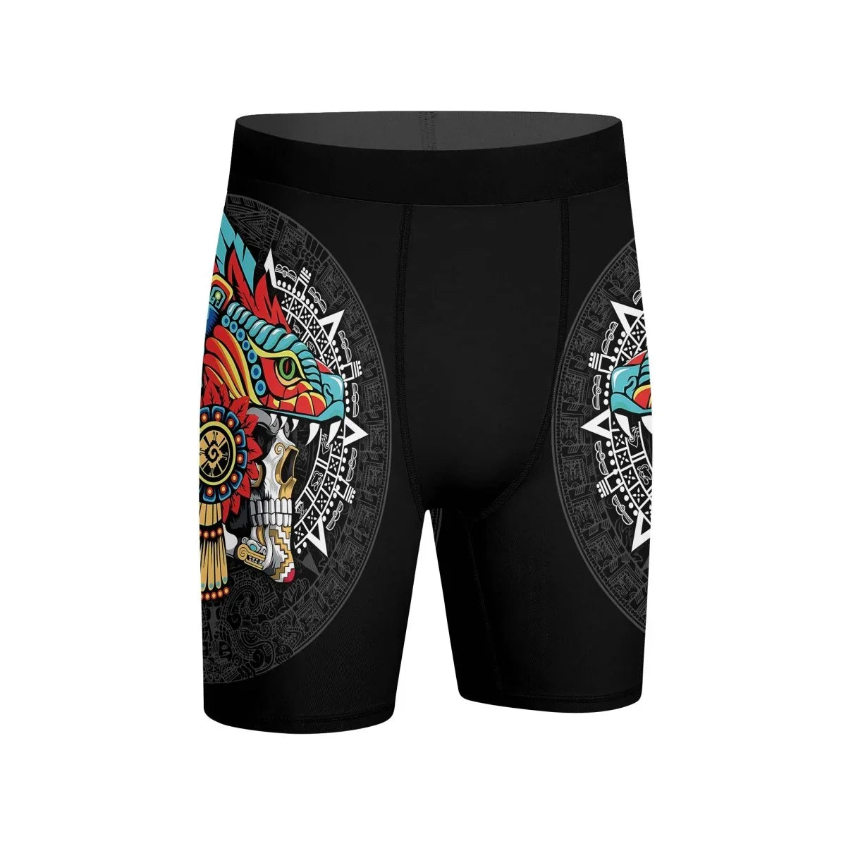 Aztec Serpent Warrior Compression Shorts - BattleFitGear