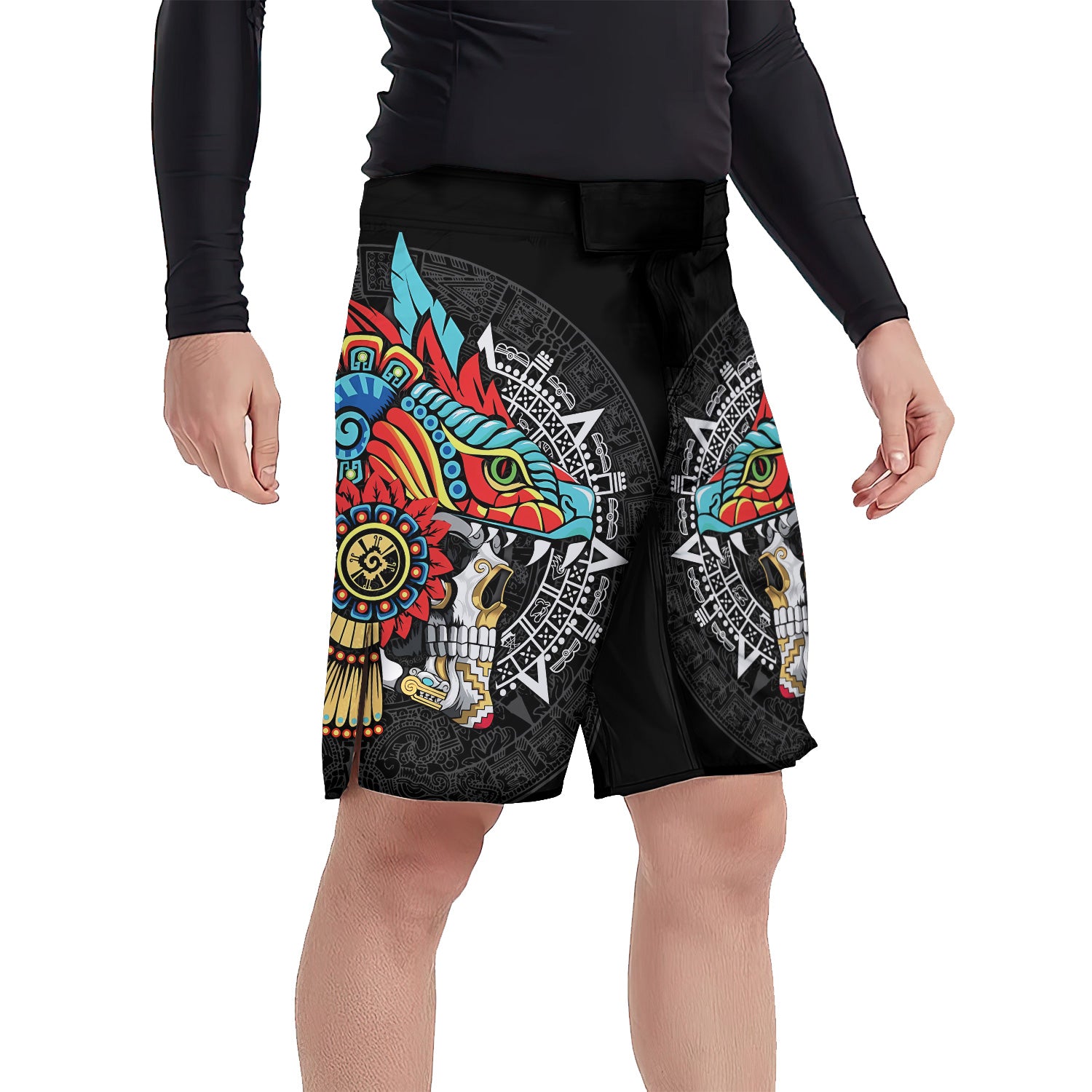Aztec Serpent Warrior Fight Shorts