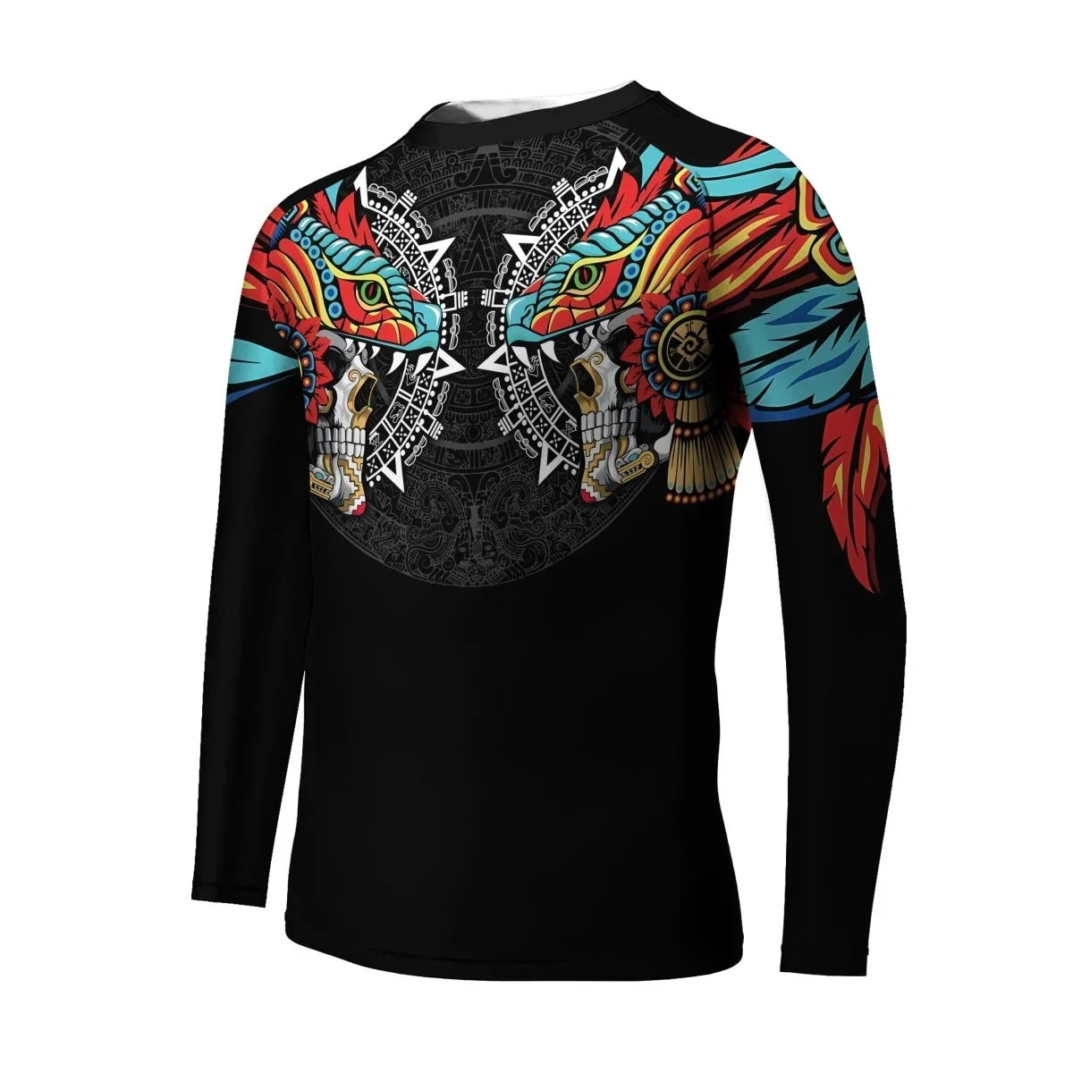 Aztech Snake Guard Aztec Serpent Warrior Kids Rash Guard