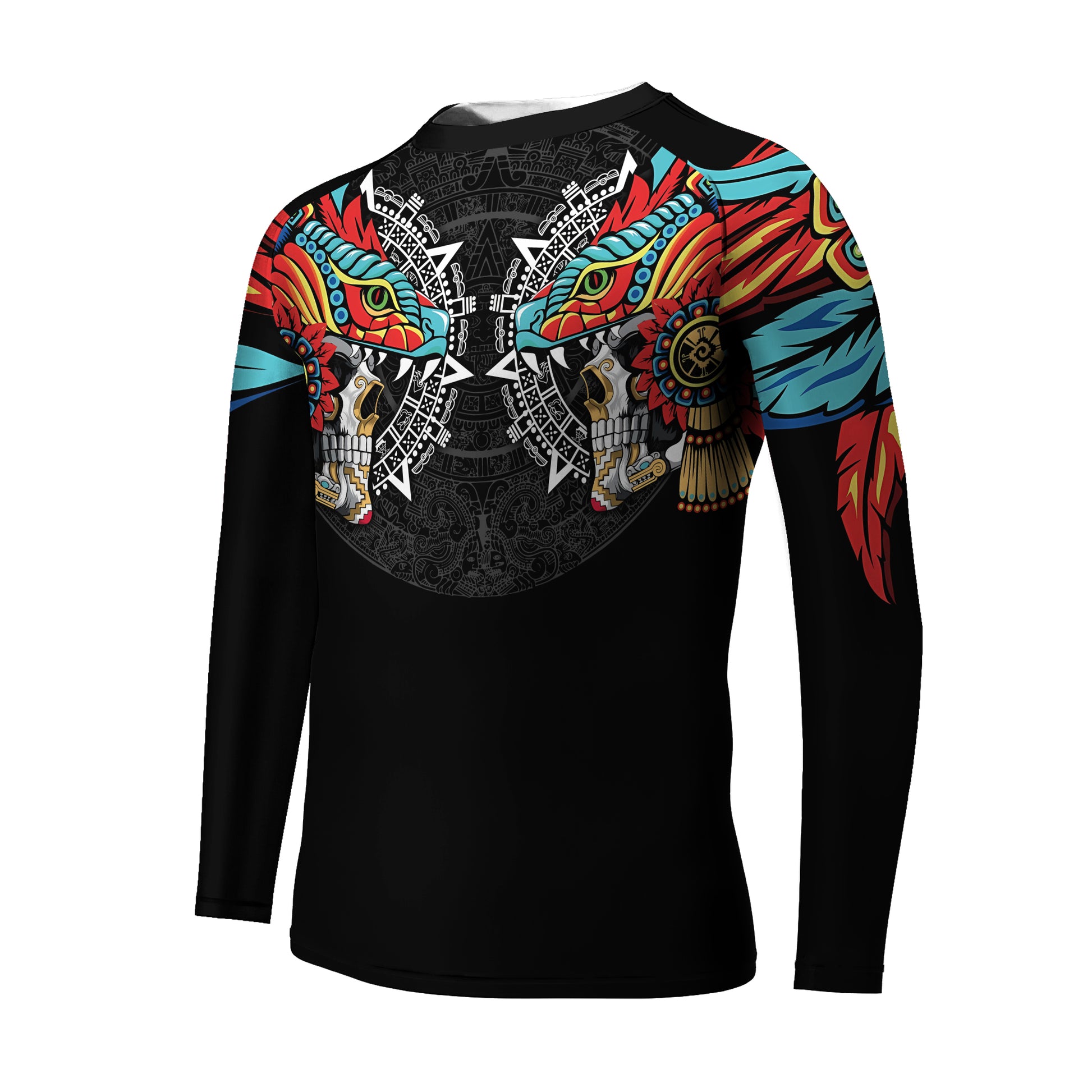 Aztec Serpent Warrior Kids Rash Guard