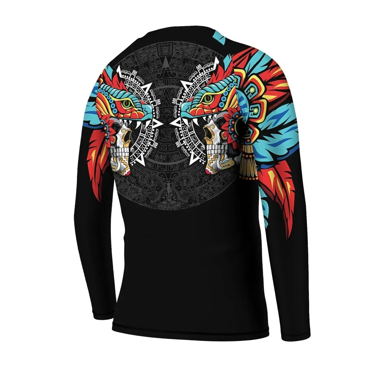 Aztech Snake Guard Aztec Serpent Warrior Kids Rash Guard