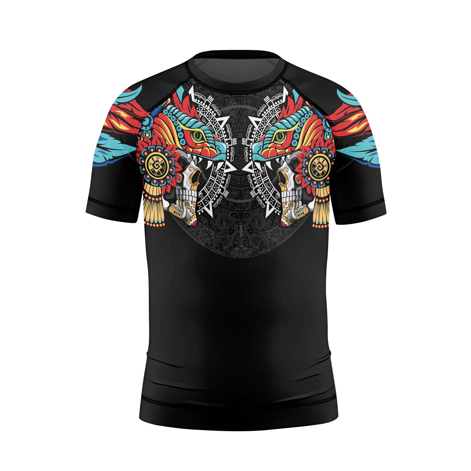 Aztec Serpent Warrior Kids Rash Guard - BattleFitGear