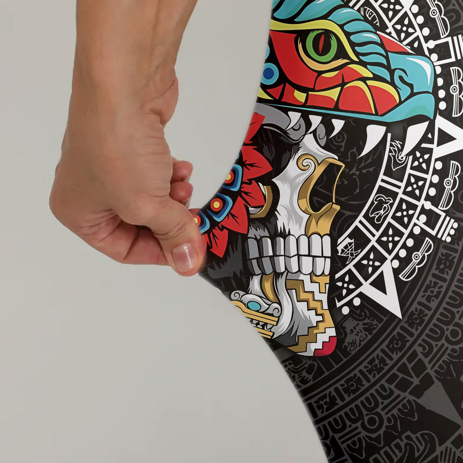 Aztec Serpent Warrior Leggings