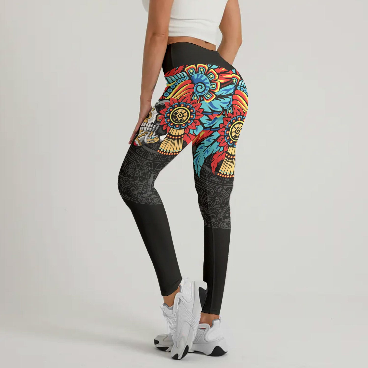 Aztec Serpent Warrior Leggings