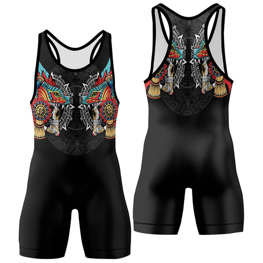 Aztec Serpent Warrior Wrestling Singlets