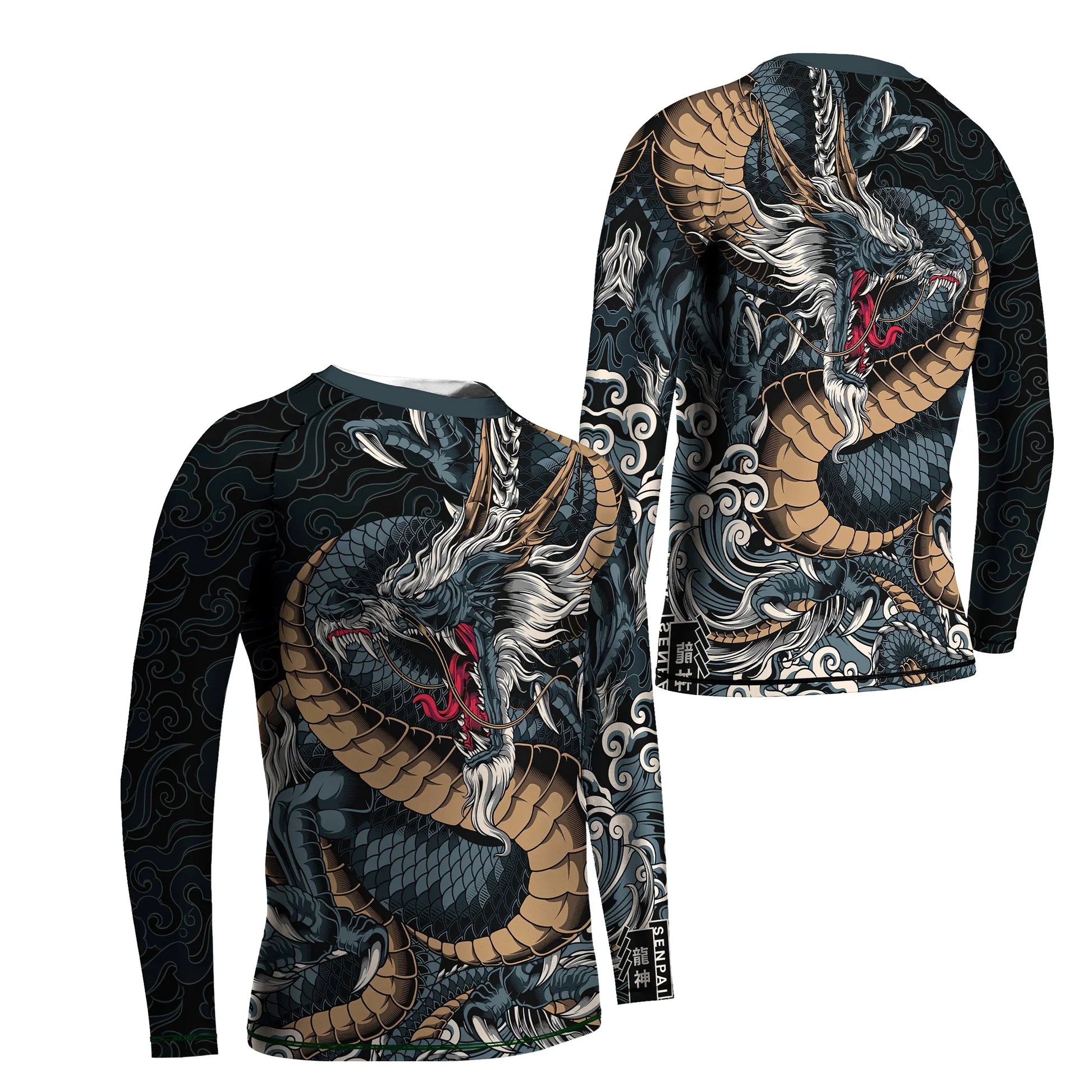 Azure Dragon Kids Rash Guard