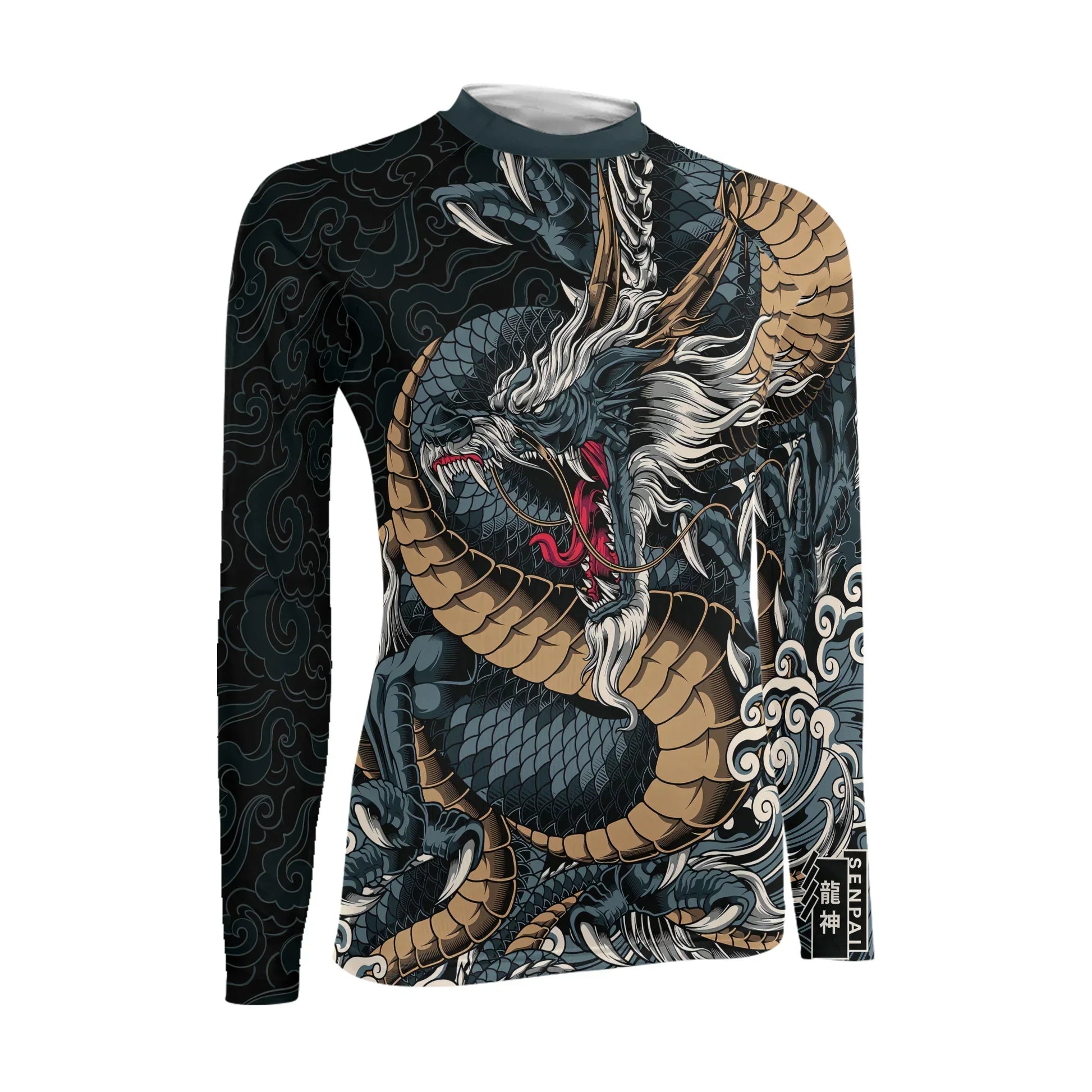 Azure Dragon Women's Long Sleeve Rash Guard