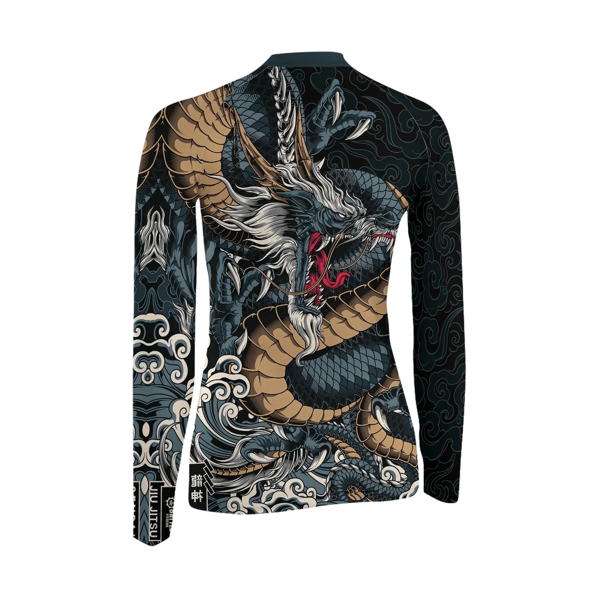 Azure Dragon Women's Long Sleeve Rash Guard