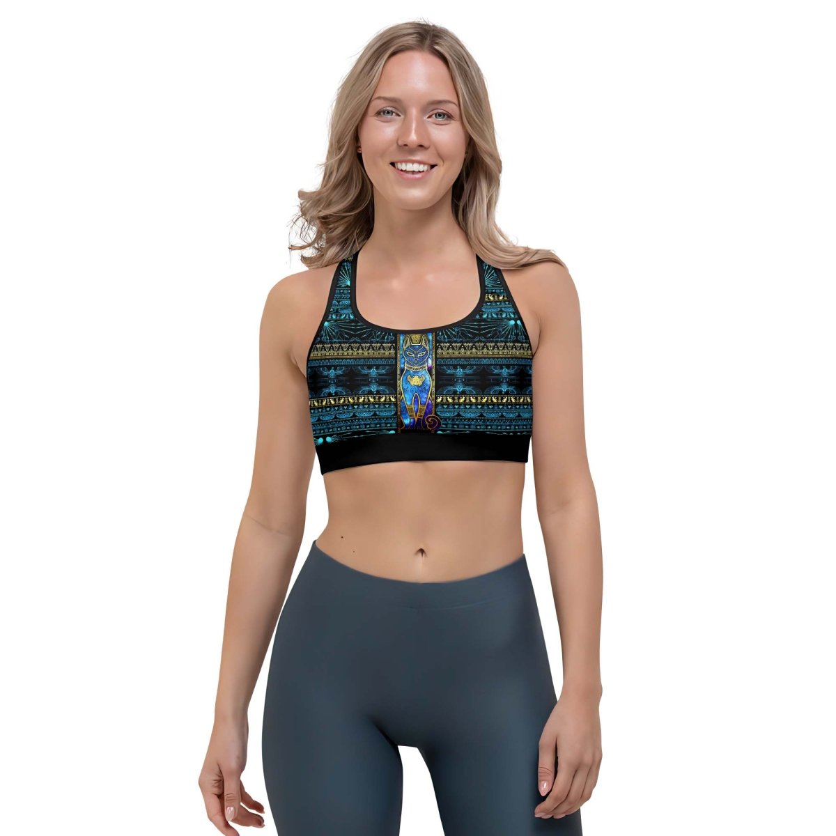 Bastet Galaxy Women's Padded Sports Bra - BattleFitGear