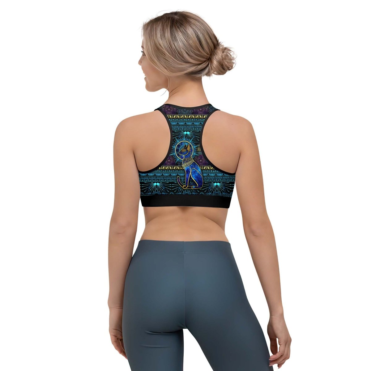 Bastet Galaxy Women's Padded Sports Bra - BattleFitGear