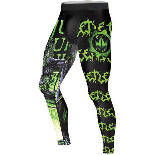 Beetlejuice Is Back Men's Compression Leggings - BattleFitGear