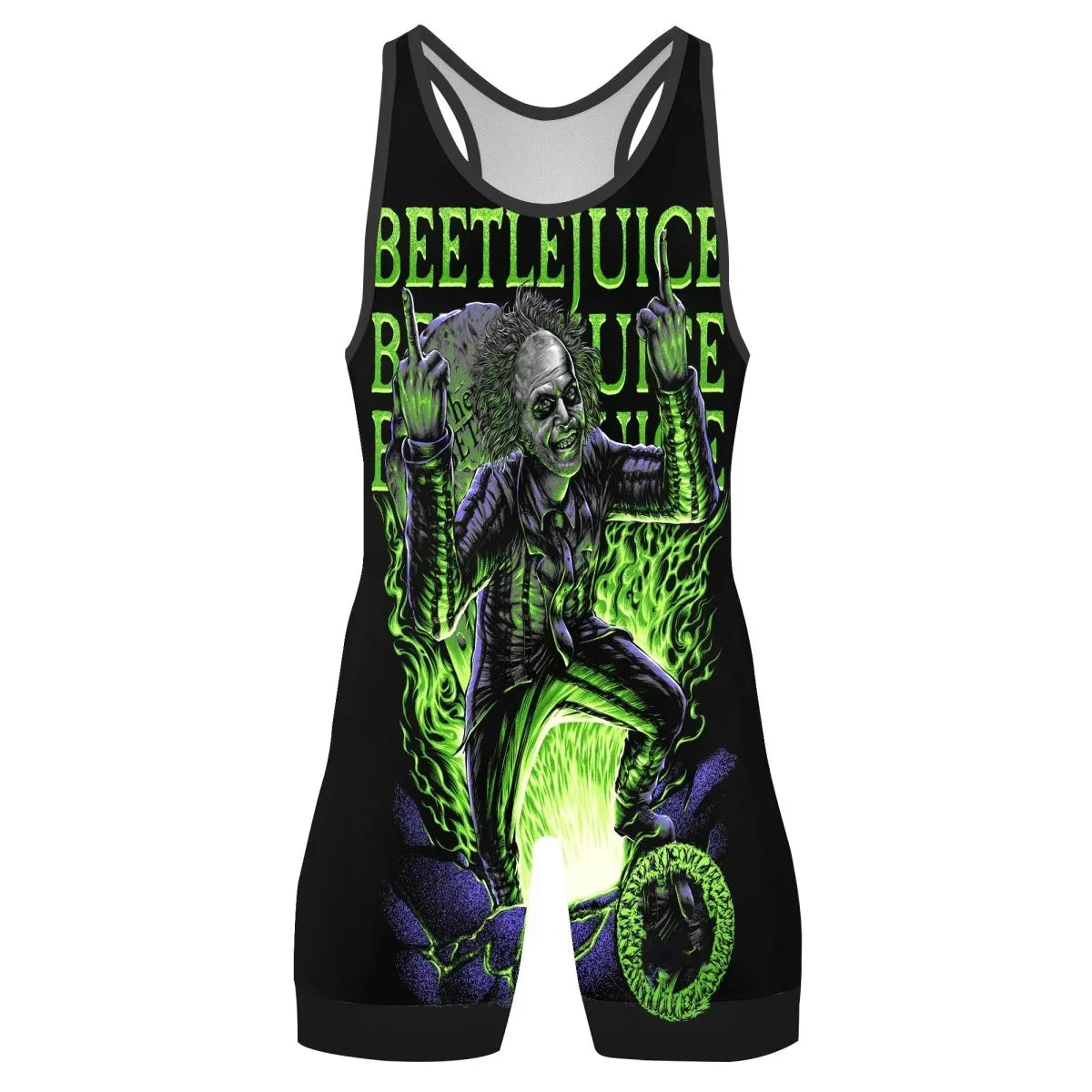 Beetlejuice Is Back Wrestling Singlets | Dynamic Design