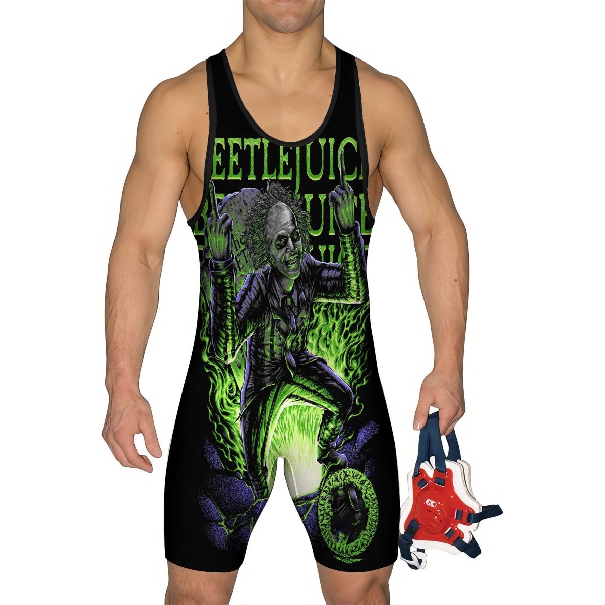 Beetlejuice Is Back Wrestling Singlets - BattleFitGear