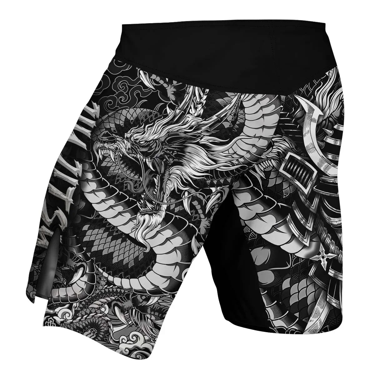 Black Dragon Samurai Fight Shorts